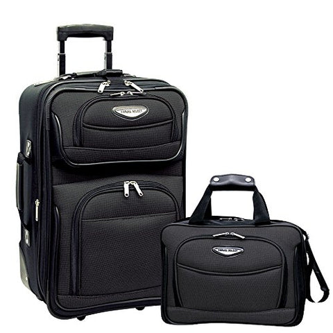 Travel Select Amsterdam Two Piece Carry-On Luggage Set - Grey