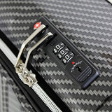 Enkloze X1 Carbon Black Carry-On 21" Spinner 100% Poly Tsa Approved Zipperless