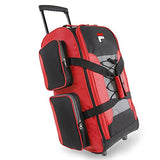 Fila 26" Lightweight Rolling Duffel Bag, Red One Size