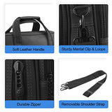 Laptop Bag 15.6 inch, Mens Laptop Briefcase, Expandable Carry on Computer Case, Business Office Attache, Zokaliy Lightweight Water Resistant Shoulder Messenger Bag for MacBook Acer HP Dell, Black