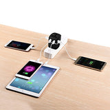 Bonazza Universal International Travel Adapter Kit With 4Amps 4 Usb Ports - Uk, Us, Au, Europe