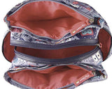 Lily Bloom Landon Triple Section Satchel, Night Owl