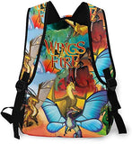Win-Gs Of Fi_Re Durable Girls Bookbags Backpacks Primary School Bags for Kids Girls Women Men