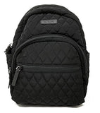 Vera Bradley Leigh Small Quilted Backpack (Classic Black)