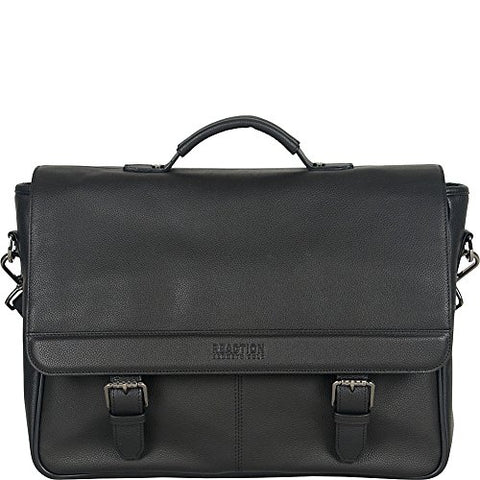 Kenneth Cole Reaction Leather Single Compartment Flapover 15.0" Computer Business Case Laptop