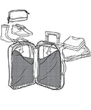 Burton Overnighter Roller Travel Bag Blotto NA