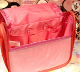 Finex Red Hello Kitty Toiletry Shower Bag With Hanging Hook Cosmetic Make Up Organizer Bag For