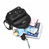 Girls Bowknot Cute Leather Backpack Mini Backpack Purse For Women