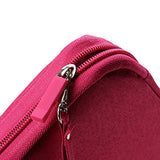 ABage Slim Credit Card Holder Zipper Document Organizer Travel Passport Case Wallets, Purple