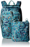 Vera Bradley womens Lighten Up Convertible Travel Bag, Polyester, Daisy Paisley, One Size