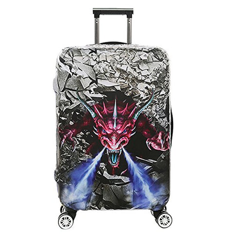 Luggage Cover Protective Sinokal 3D Suitcase Protector Covers With Zipper For Travel 20 24 26 28 29