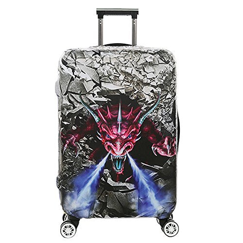 Luggage Cover Protective Sinokal 3D Suitcase Protector Covers With Zipper For Travel 20 24 26 28 29