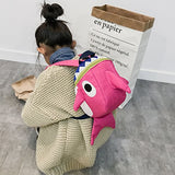 EDITHA 3-6 Year Old Children Dinosaur Backpack School bag with Safety Leash Anti-lost (2626Pink)