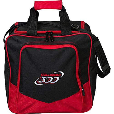 Columbia 300 Bowling Products 300 White Dot Single Bowling Bag- Red