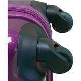 Chariot Veneto 3 Piece Hardside Spinner Luggage Set (Raspberry)