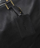 Barbour Medium Travel Explorer Leather Bag - Black