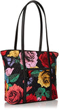 Vera Bradley Small Trimmed Vera, Havana Rose Black