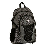 CALPAK Westside Black Checkered 18-inch Deluxe Backpack With Laptop Compartment