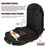 Travel Laptop Backpack,17.3 Tsa Durable College School Computer Bag W/ Usb Charging