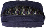 Vera Bradley Large Zip Cosmetic Bag, Classic Navy, One Size