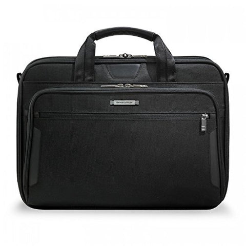 Briggs & Riley @Work Luggage Slim Brief, Black, One Size
