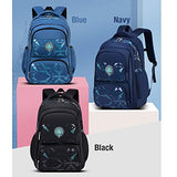 Uniuooi Primary School Bag Backpack for Boys Age 7-12 Years Large Blue