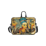 Interestprint Egypt Women Shoulder Strap Computer Bag, Ancient Egyptian Parchment Neoprene Laptop