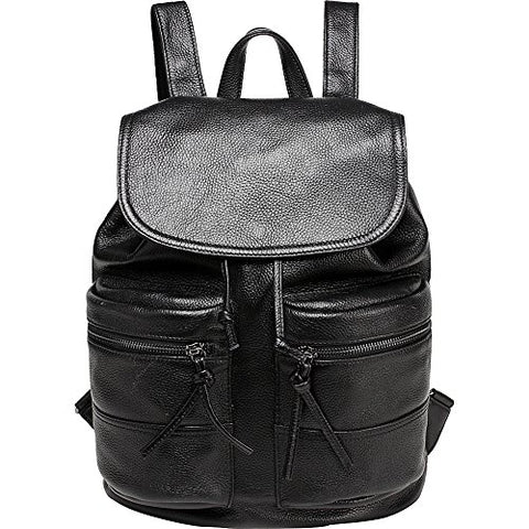 Vicenzo Leather Millie Backpack (Black)