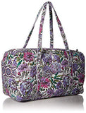 Vera Bradley Iconic Large Travel Duffel, Signature Cotton, Lavender Meadow