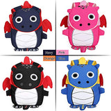 Cute Dinosaur Toddler Backpack for Girls Safety Harness Kids Preschool Rucksack