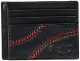 Rawlings Men'S Baseball Stitch Card Case, Black