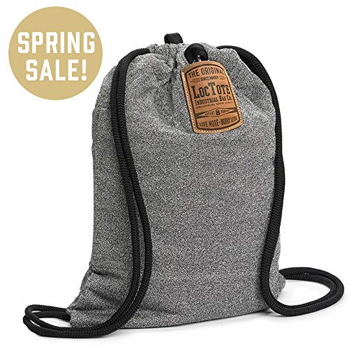 LOCTOTE Flak Sack - The Original Theft-Resistant Drawstring Backpack | Anti-theft | Theft-Proof Travel Backpack | Lockable | Slash-Resistant
