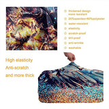 Travel Luggage Cover，Pineapple Shine Fashion Minimalism Style，Washable Elastic Durable , With Concealed Zipper Suitcase Protector Fits For 25-28 Inch -L.