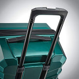 American Tourister Trip Locker Hardside Checked Luggage with Dual Spinner Wheels, Dark Green