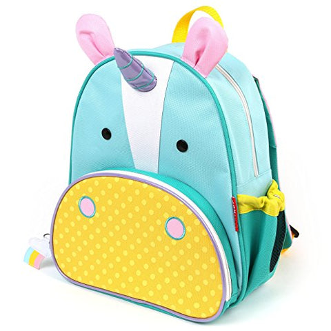 Zoo Toddler Backpack Eureka Unicorn, 12" School Bag,
