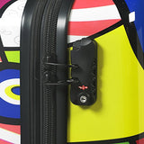 Mia Toro Hardside 24 Inch Spinner Luggage, Hamasa