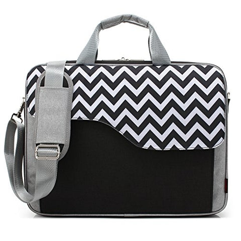 Coolbell 17.3 Inch Nylon Laptop Bag Shoulder Bag With Strap Multicompartment Messenger Hand Bag