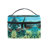Makeup Bag Sea Turtle Travel Cosmetic Bags Organizer Train Case Toiletry Make Up Pouch