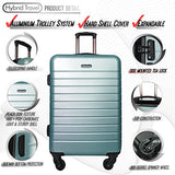 3 PC Luggage Set Durable Lightweight Spinner Suitecase LUG3 SK0040 SAGE