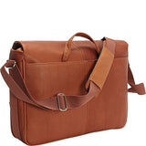 Kenneth Cole Reaction Come Bag Soon Leather 15.6" Messenger Laptop, Cognac One Size
