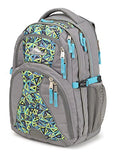 High Sierra Swerve Laptop Backpack, Charcoal/Electric Geo/Tropic Teal