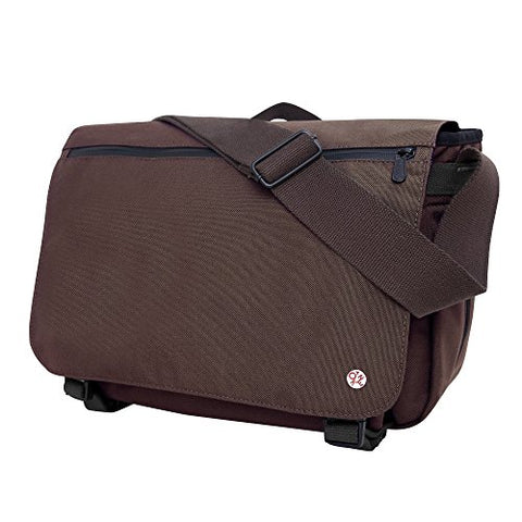 Token Whitehall Laptop Messenger Bag Tk-439 Color: Dark Brown