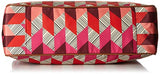 Vera Bradley Preppy Poly Zip Top Tote, Bohemian Chevron