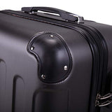 Luggage Sets Expandable Suitcase Double Wheels TSA Lock Trunk three-piece suit (Dark Gray)
