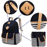 Canvas Travel Laptop Backpacks Womens College Backpack School Bag 15 inch USB Daypack Outdoor