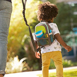 BricaBy-My-Side Safety Harness Backpack, Green/Blue