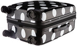 Rockland Luggage 20 Inch Carry On, Black Dot, Medium
