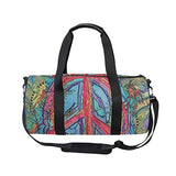 Hippie BestTravel Duffle Bag Sports Luggage with Backpack Tote Gym Bag for Man and Women