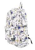 Loungefly Disneys Donald Duck Print Backpack, White, Standard