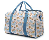 Airplane In Clouds And Balloon Pattern-2 Printed Canvas Duffle Travel Bag Was_42